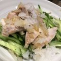 ノースのんのん's cooksnap of when they made サッパリ！簡単！茹で鶏のおろしポン酢.