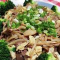 どどこどこどこ's cooksnap of when they made ご飯が進む♡時短★ニラ玉牛肉もやし.