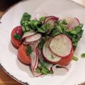 gomibaco's cooksnap of when they made トマトとラディッシュの彩りサラダ.
