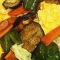 naki1227's cooksnap of when they made 簡単！豚肉ナスピーマンの卵味噌炒め。.