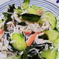 ✾ゆず✾'s cooksnap of when they made ☆しらす･きゅうり･わかめの酢の物☆.