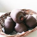 petitpas's cooksnap of when they made まっ黒丸チョコパン.