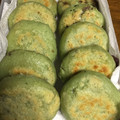 tunacha's cooksnap of when they made もち粉で作る【よもぎ梅ヶ枝餅風　焼き餅】.