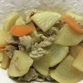 愛とココ's cooksnap of when they made 豚バラ大根の味噌煮込み.