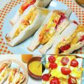 うたかた。's cooksnap of when they made ♡卵トマト炒めのサンドイッチ~粒マスで♡.