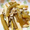 あめにゃん's cooksnap of when they made 季節のお惣菜♪フキと豚コマ肉の炒め煮❀.