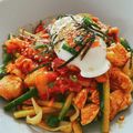 yokoyoko76's cooksnap of when they made 超ヘルシー！蒟蒻麺の甘辛温玉ビビン麺.