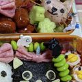 runananana's cooksnap of when they made コロコロウインナー★猫★キャラ弁お弁当に.