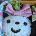 runananana's cooksnap of when they made ﾘｽﾞﾒﾛ☆マイメロ＆クロミ☆キャラ弁.
