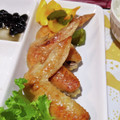 A子／平日のおやつ's cooksnap of when they made うちのやみつき＊簡単鶏手羽中オーブン焼き.