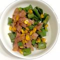 み1228's cooksnap of when they made ピーマンとベーコンとコーンのバタぽん炒め.
