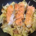 わかつんM7T89E's cooksnap of when they made フライパンのまま！鮭のちゃんちゃん焼き.