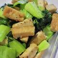 tamago大好き's cooksnap of when they made 簡単一品！青梗菜と厚揚げの塩ニンニク炒め.