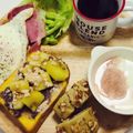 choco831's cooksnap of when they made あんことキウイのトースト.