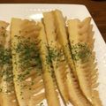 Hirorinaki's cooksnap of when they made 水煮たけのこのバター焼き.