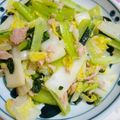 パピヨンさん's cooksnap of when they made 白菜と小松菜、ツナのしんなり炒め.