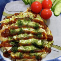 Mikasayuho's cooksnap of when they made 卵と豆腐で簡単ふわふわヘルシーお好み焼き.