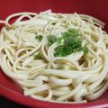 ﾍﾞｰｽﾒｲｸ's cooksnap of when they made 簡単シンプルな釜玉うどん.