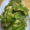 サリィ's cooksnap of when they made 簡単☆さやえんどう（絹さや）の卵とじ.