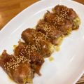 かつぞう☆'s cooksnap of when they made お弁当にも♪肉巻きキャベツの味噌照り焼き.