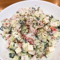 かつぞう☆'s cooksnap of when they made 【農家のレシピ】チーカマきゅうりサラダ.