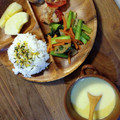 ★ユンのキッチン★'s cooksnap of when they made 簡単♡小松菜と厚揚げ 蓮根のさっと炒め.