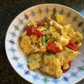 栗丸うさぎ's cooksnap of when they made 枝豆とトマトの炒り卵.