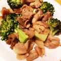ellie21's cooksnap of when they made ブロッコリーと豚肉のゆずこしょう炒め.
