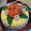 蒼空ねこ's cooksnap of when they made 大人も子供も虜になる☆うちのちらし寿司.