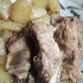 ゆずカフェ's cooksnap of when they made 圧力鍋で！スペアリブと大根の昆布茶煮♪.