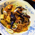 PIYA＊Hota's cooksnap of when they made 茄子と筍のピリ辛炒め.