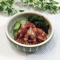 Satoco❋'s cooksnap of when they made さっぱり★ホタルイカとわかめの酢の物.