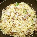 CBRsaiko's cooksnap of when they made 豚×ネギ塩レモンの簡単パスタ.