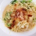 みゃじま's cooksnap of when they made レンジで☆簡単☆春キャベツチーズとろとろ.