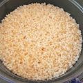 みゃじま's cooksnap of when they made ストーブ鍋で時短玄米.