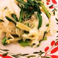 NEKOほっぺ's cooksnap of when they made 豆腐と春菊の韓国風サラダ.