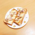 ★ぴよぴよ501★'s cooksnap of when they made 鶏むね肉のマヨネーズトースト.
