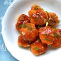 お料理ニャロメ's cooksnap of when they made チリソースの肉団子.