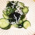 かおりった's cooksnap of when they made きゅうりとわかめの酢の物.