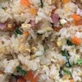 mami♪123's cooksnap of when they made 炊飯器で簡単*ベーコンピラフ.