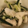 ひぃちゃんひー's cooksnap of when they made 鶏胸肉ときゅうりの塩麹和え.