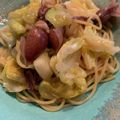 すかるぺ's cooksnap of when they made ホタルイカと春キャベツのパスタ☆.