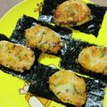 優木星's cooksnap of when they made 大葉とチーズのフワフワはんぺん焼き♪.