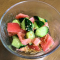 ☆すぬぴっぴ☆'s cooksnap of when they made きゅうりとトマトの中華風サラダ.