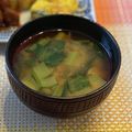 ちゃぴ♥'s cooksnap of when they made 小松菜の味噌汁.