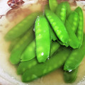 あやはるメモ♪'s cooksnap of when they made さやえんどうのだし煮.