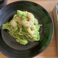 クックJAUWMT☆'s cooksnap of when they made エビとアボカドのオイルソースパスタ.