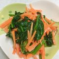 クックA9C9DK☆'s cooksnap of when they made 白だしで簡単☆ほうれん草のナムル.