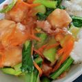 ☆mamingo☆'s cooksnap of when they made ☆鶏肉と小松菜のトロトロ煮☆.