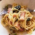 がっちゃんザウルス's cooksnap of when they made 全部レンジ！の簡単和風パスタ.